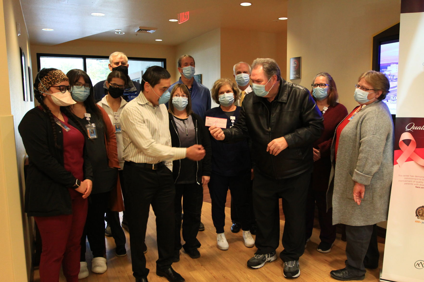 $8,000 donation from Sue's Crew